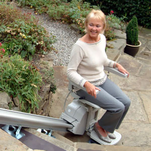 Silla salvaescaleras recta acorn exterior