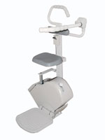 Salvaescaleras modelo reposado Acorn Perch para gente con problemas en las rodillas.