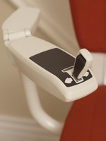 Mando de la silla salvaescaleras Flow de Wendi