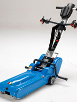 Oruga salvaescaleras sin la silla de ruedas