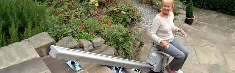 Salvaescaleras recta Acorn exterior